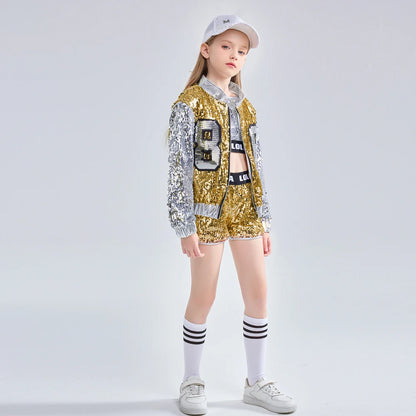 キラキラスパンコール✨ダンス衣装セット