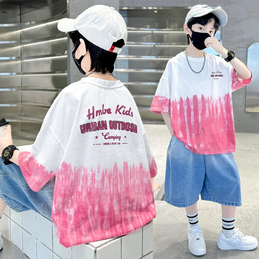 サマータイダイ アウトドアTシャツ