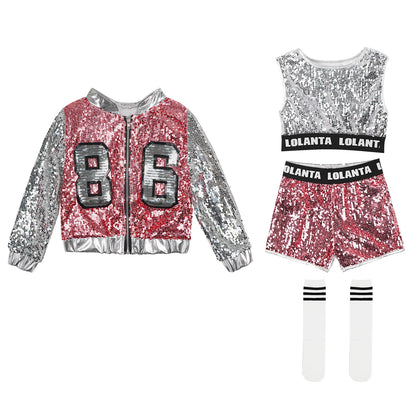 キラキラスパンコール✨ダンス衣装セット