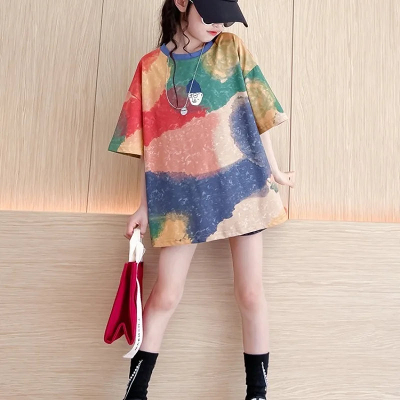 アートペイントルーズTシャツ