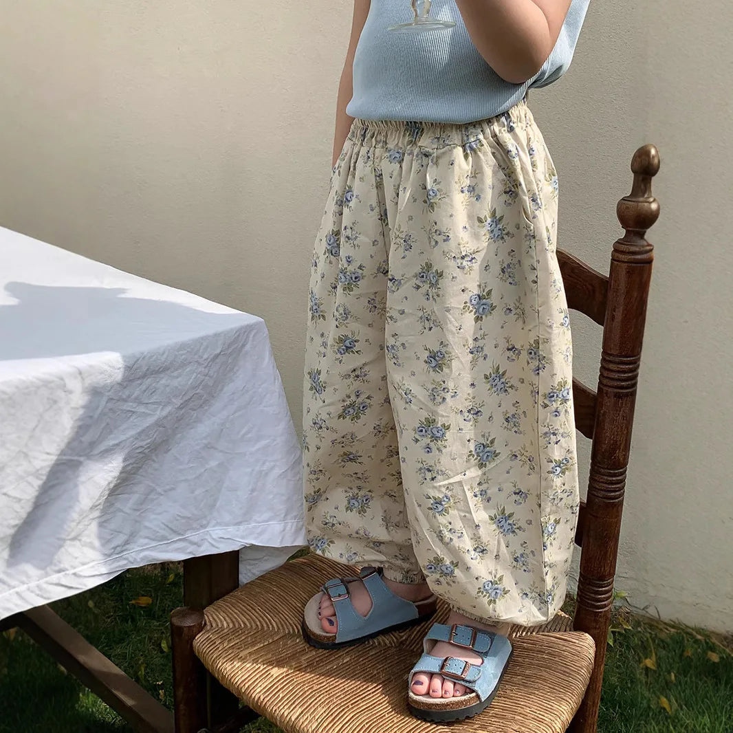 花柄ふんわりバルーンパンツ