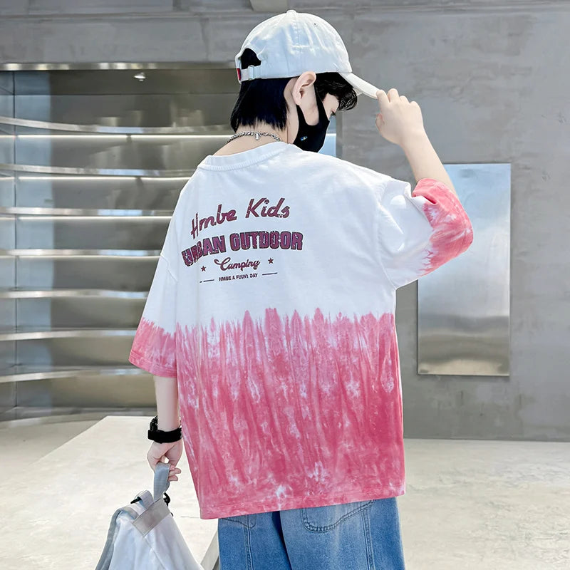 サマータイダイ アウトドアTシャツ