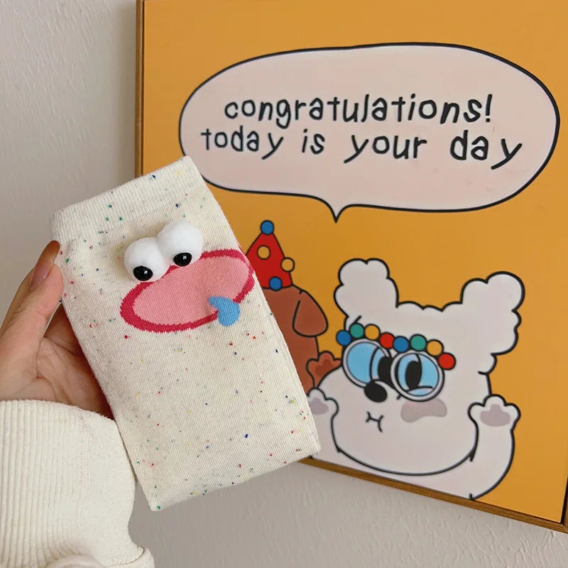 もこもこ おめめソックス 😊