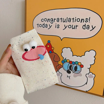 もこもこ おめめソックス 😊