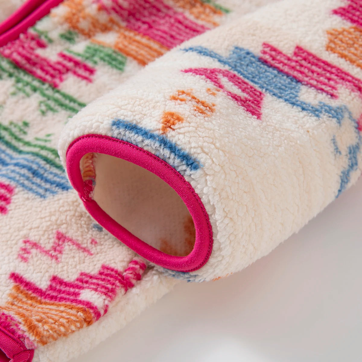 カラフルデザイン✨あったかフリースジャケット